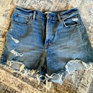 A&F High Rise Mom Short
